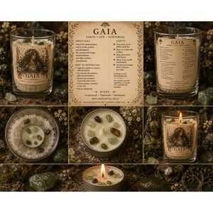 Gaia Goddess Tealight Candle Set